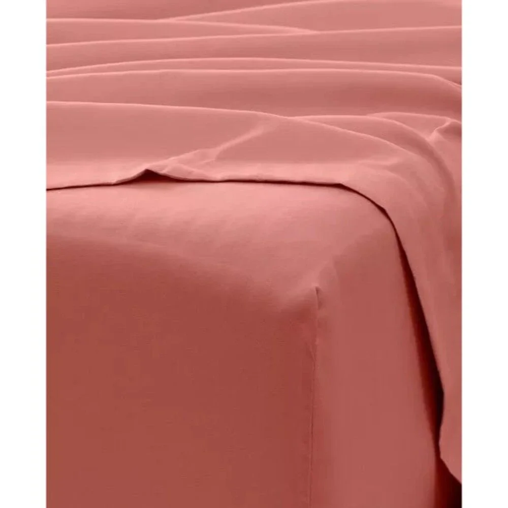 ienjoy Home Premium 6 Piece Queen Sheet Set Pink Clay Microfiber Deep Pocket NWT - Picture 6 of 12